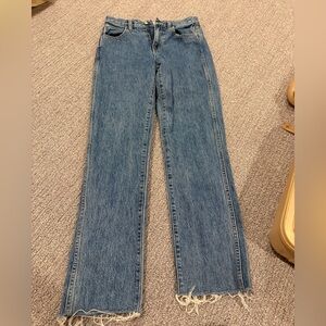 SLVRLAKE Blue Straight Leg Jeans